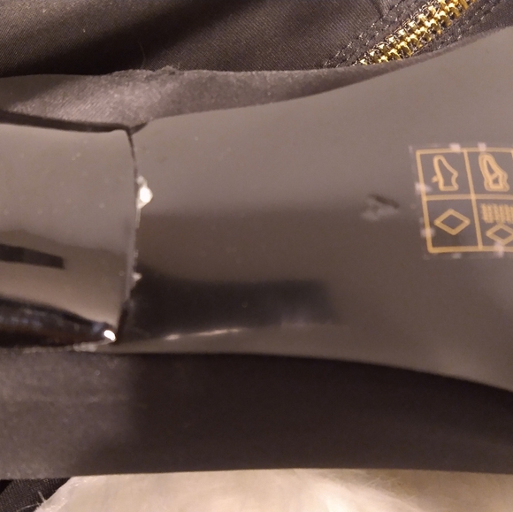 NEW ASOS DESIGN Kyoko thigh high boots in black 7 - Picture 11 of 12